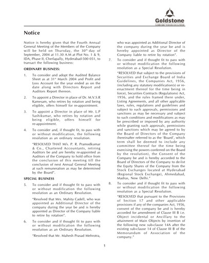 Thumbnail Olectra Greentech Annual Report 2003-2004