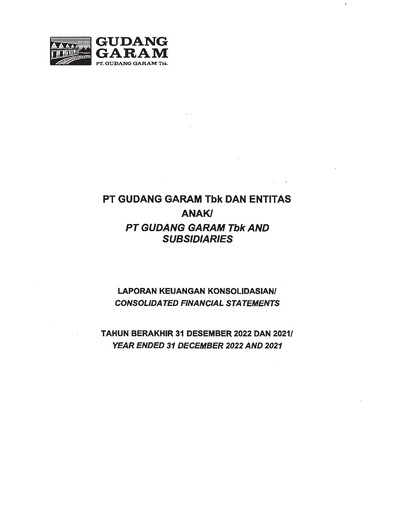 Thumbnail Gudang Garam
 Financial Statement 2022
