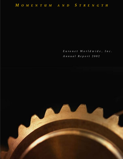 Vorschaubild Euronet Worldwide
 Jahresbericht 2002