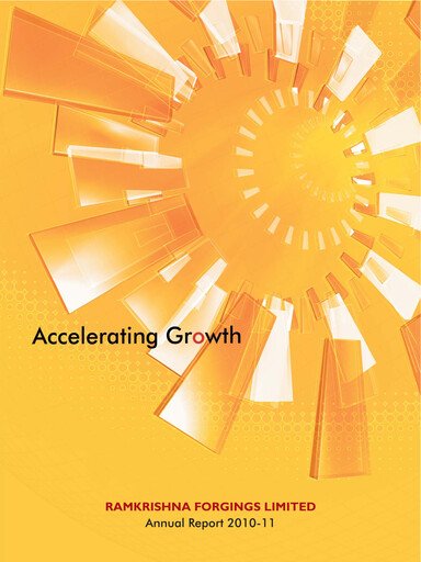 Thumbnail Ramkrishna Forgings Annual Report 2010-2011