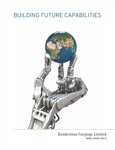 Miniature Ramkrishna Forgings Rapport annuel 2014-2015