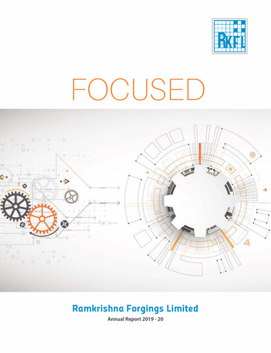Miniature Ramkrishna Forgings Rapport annuel 2019-2020