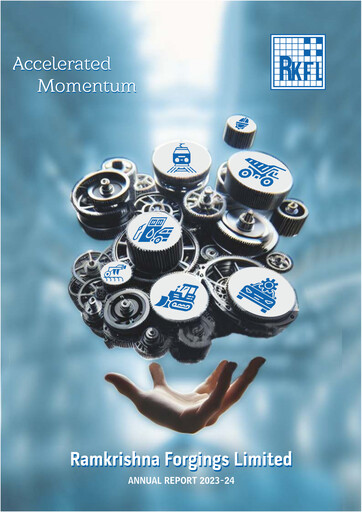 Miniature Ramkrishna Forgings Rapport annuel 2023-2024