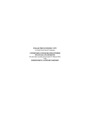 Thumbnail Emaar The Economic City Quarterly Report 2021-q1