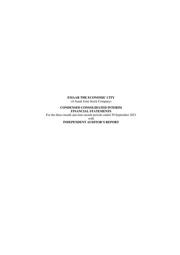 Thumbnail Emaar The Economic City Quarterly Report 2021-q3