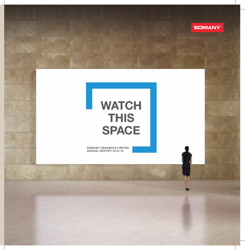 Thumbnail Somany Ceramics Annual Report 2015-2016