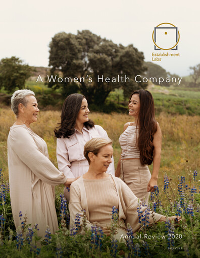 Thumbnail Establishment Labs Annual Report 2020