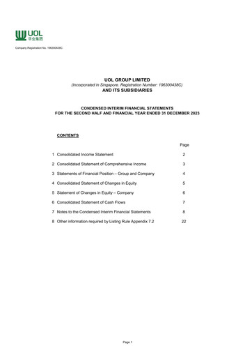 Thumbnail UOL Group Financial Statement 2023