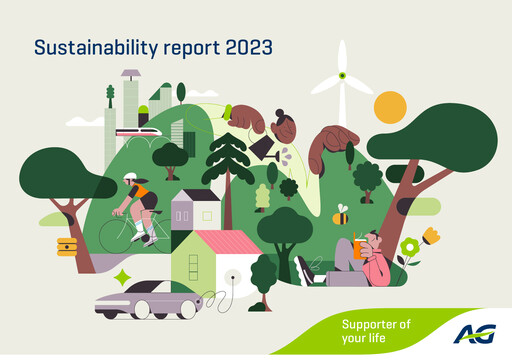 Vorschaubild ageas Nachhaltigkeitsbericht 2023