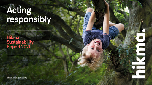 Thumbnail Hikma Pharmaceuticals
 Sustainability Report 2021