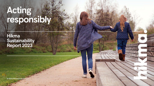 Thumbnail Hikma Pharmaceuticals
 Sustainability Report 2023