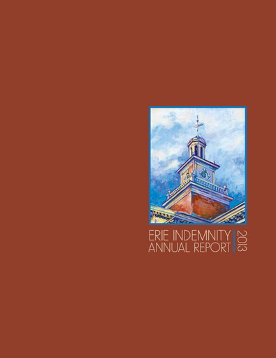 Thumbnail Erie Indemnity Annual Report 2013