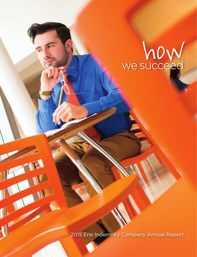 Thumbnail Erie Indemnity Annual Report 2015