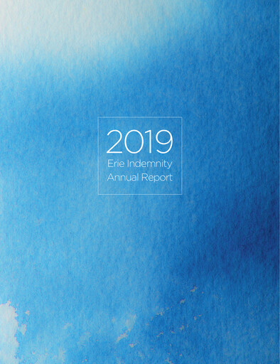 Thumbnail Erie Indemnity Annual Report 2019