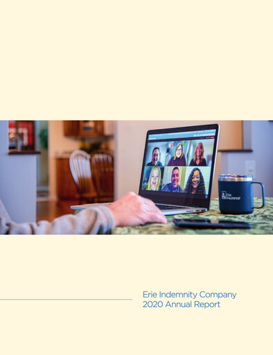 Thumbnail Erie Indemnity Annual Report 2020