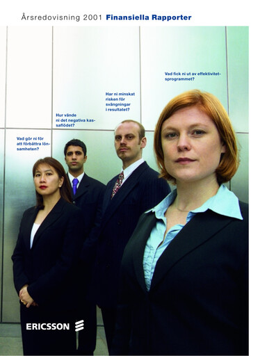 Miniature Ericsson Rapport annuel 2001