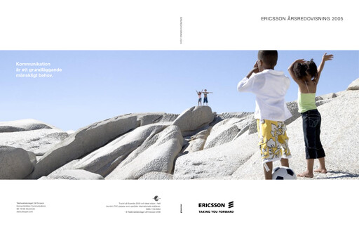 Miniature Ericsson Rapport annuel 2005