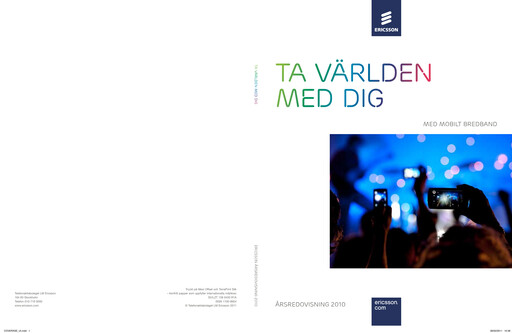 Miniature Ericsson Rapport annuel 2010