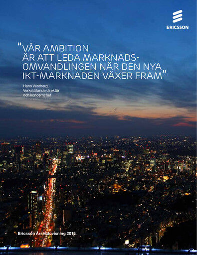 Miniature Ericsson Rapport annuel 2015