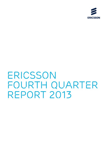 Thumbnail Ericsson Financial Statement 2013