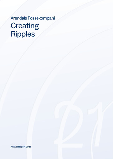 Thumbnail Arendals Fossekompani Annual Report 2021