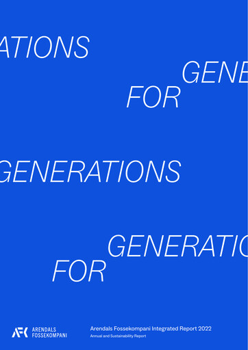 Thumbnail Arendals Fossekompani Annual Report 2022