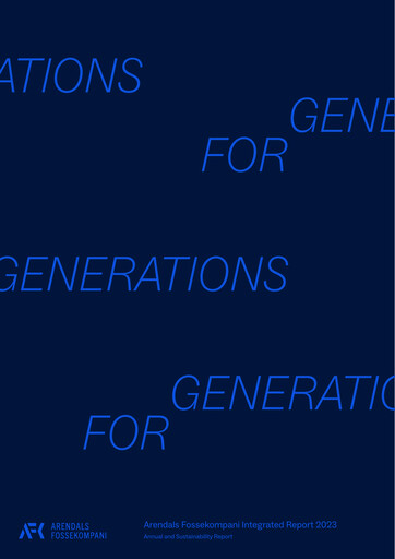 Thumbnail Arendals Fossekompani Annual Report 2023
