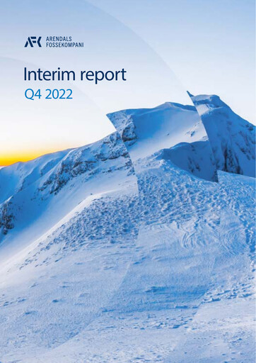 Thumbnail Arendals Fossekompani Quarterly Report 2022-q4