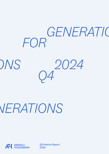 Thumbnail Arendals Fossekompani Quarterly Report 2024-q4