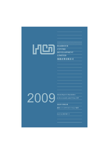 Thumbnail Harbour Centre Development Half-year Report 2009-h1