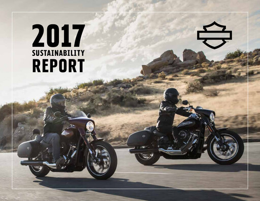 Thumbnail Harley-Davidson
 Sustainability Report 2017
