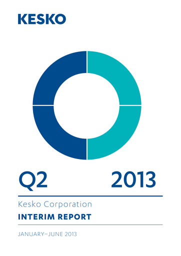 Thumbnail Kesko
 Half-year Report 2013-h1