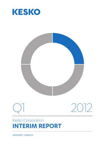 Thumbnail Kesko
 Quarterly Report 2012-q1