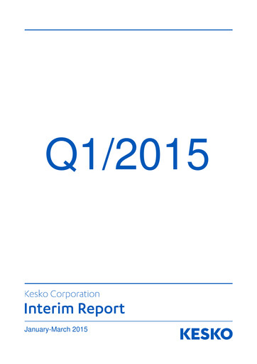 Thumbnail Kesko
 Quarterly Report 2015-q1