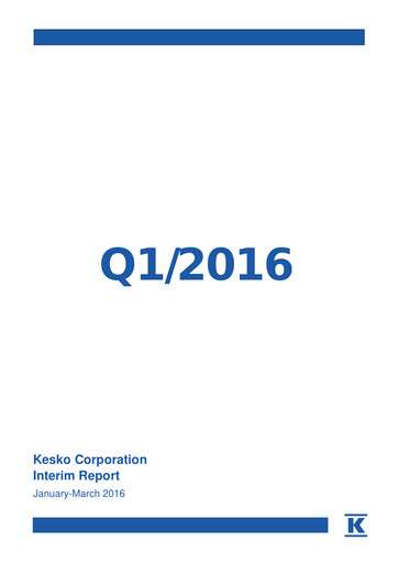 Thumbnail Kesko
 Quarterly Report 2016-q1