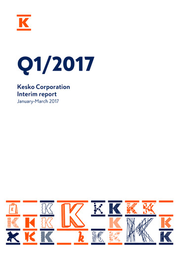 Thumbnail Kesko
 Quarterly Report 2017-q1