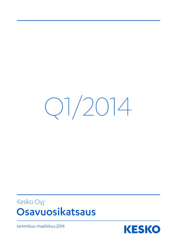 Thumbnail Kesko
 Quarterly Report 2014-q1