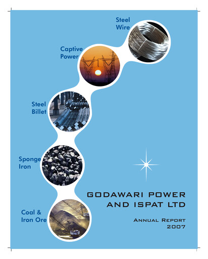 Thumbnail Godawari Power & Ispat Annual Report 2007