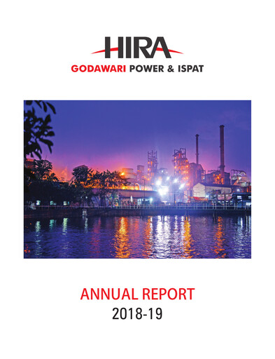 Thumbnail Godawari Power & Ispat Annual Report 2018-2019
