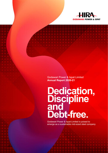 Thumbnail Godawari Power & Ispat Annual Report 2020-2021