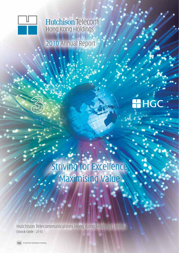 Thumbnail Hutchison Telecommunications Hong Kong Holdings Annual Report 2010