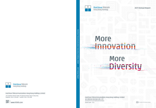 Thumbnail Hutchison Telecommunications Hong Kong Holdings Annual Report 2019