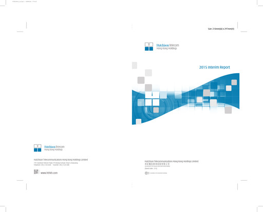 Thumbnail Hutchison Telecommunications Hong Kong Holdings Half-year Report 2015-h1
