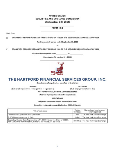 Thumbnail The Hartford Quarterly Report 2023-q3
