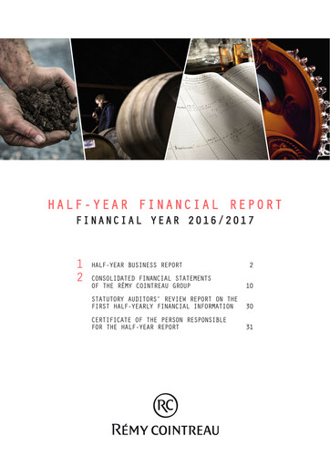 Thumbnail Rémy Cointreau
 Half-year Report 2016-h1