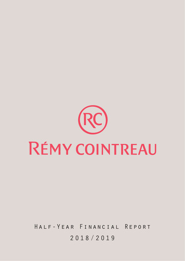 Thumbnail Rémy Cointreau
 Half-year Report 2018-h1