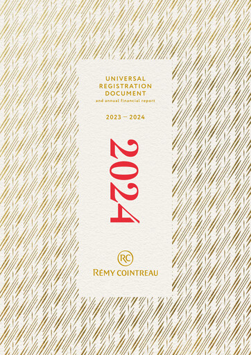 Thumbnail Rémy Cointreau
 Universal Registration Document 2023-2024