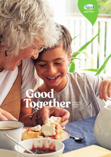 Thumbnail Fonterra Annual Report 2020