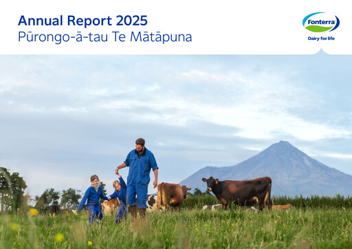 Thumbnail Fonterra Annual Report 2025