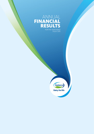 Thumbnail Fonterra Financial Statement 2015